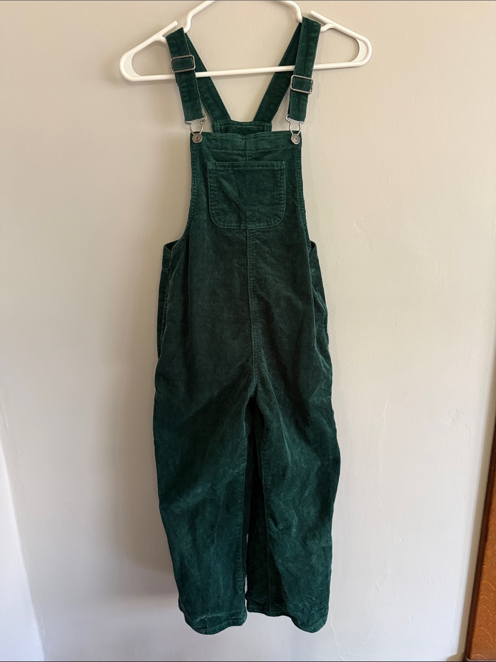 Cat & Jack Dark Green Corduroy Overalls